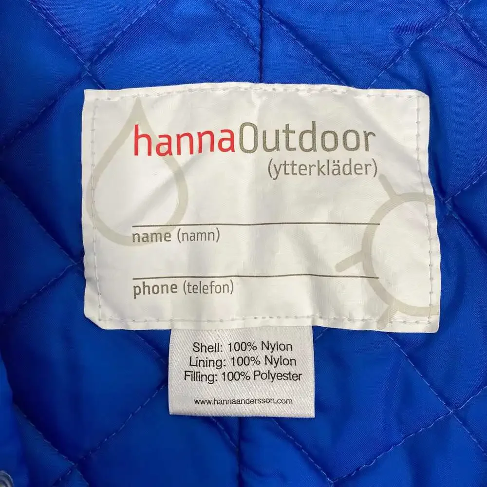 Hanna Andersson Baby Blue-Green Snow Suit Puffer Snowsuit | 3-6 Months